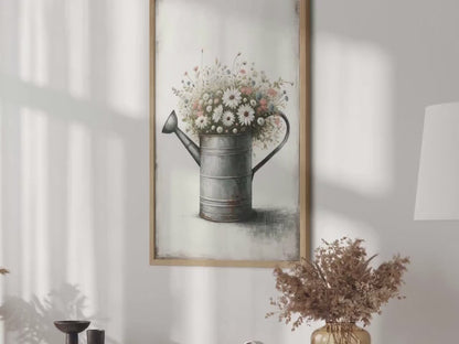 Wildflower Wall Art – Floral Girls Room Print