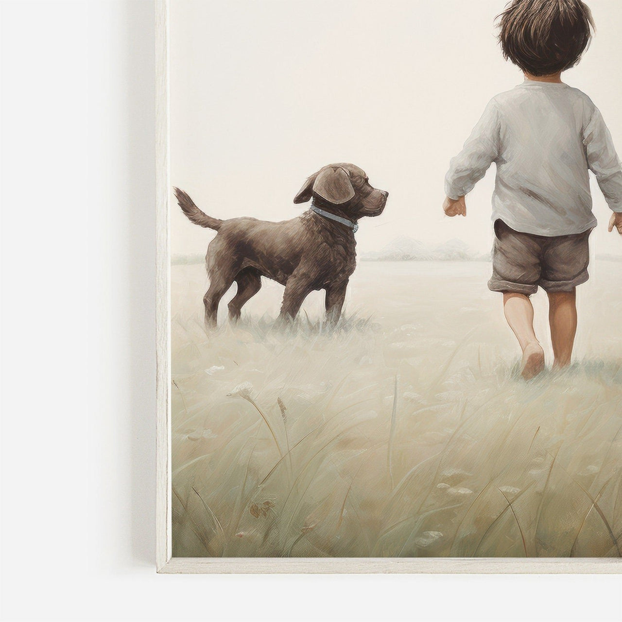 Puppy Wall Art – Animal Boys Room Print • Set of 3