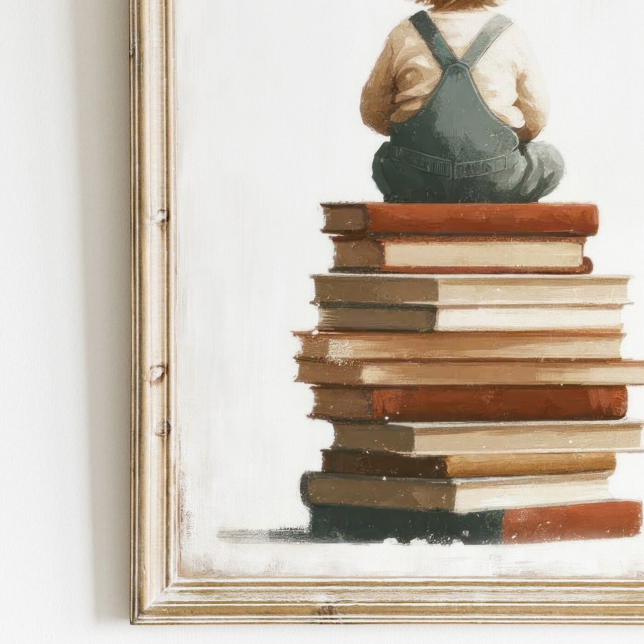 Reading Adventure Wall Art – Learning Girls Room Decor