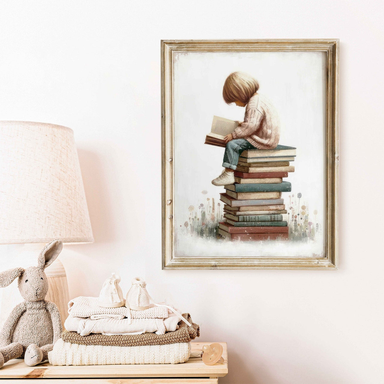 Reading Corner Print – Toddler Room Wall Decor