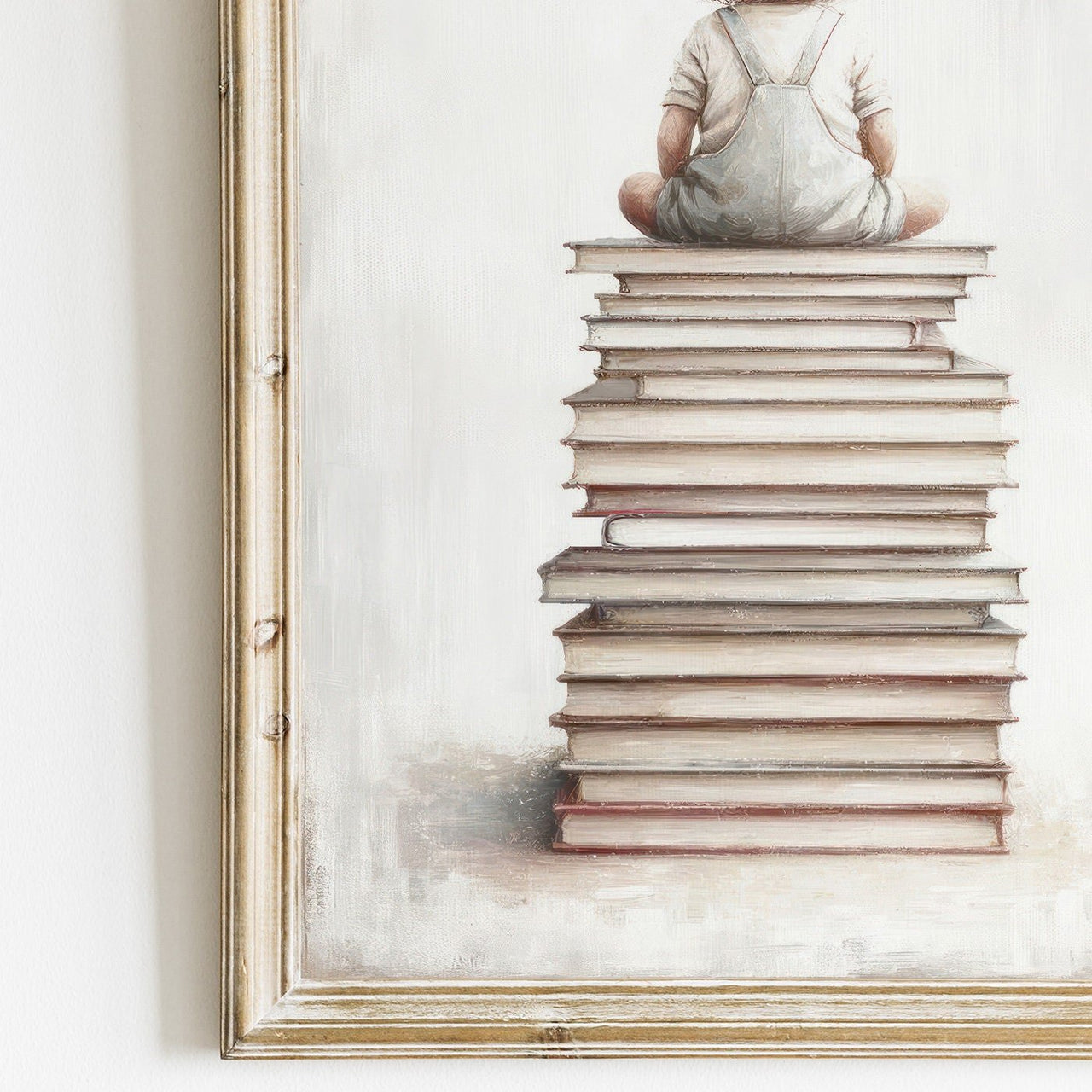Bookish Adventure Wall Art – Learning Toddler Room Print