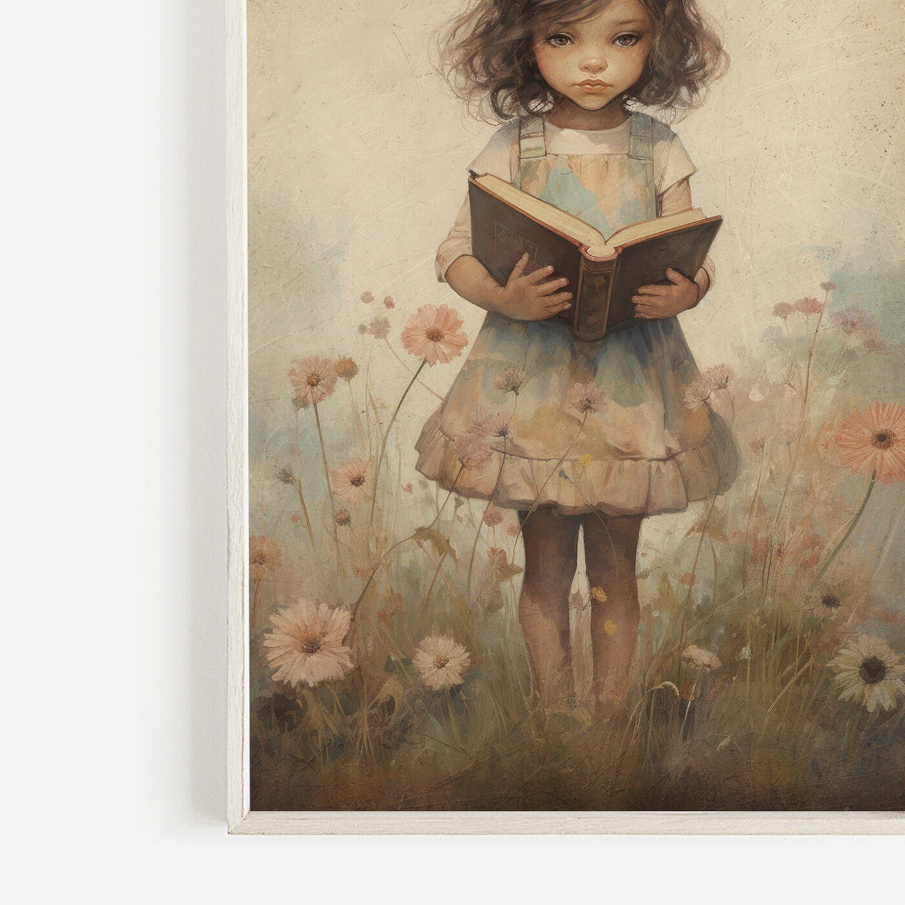 Reading Print – Book Lover's Kids Room Wall Decor