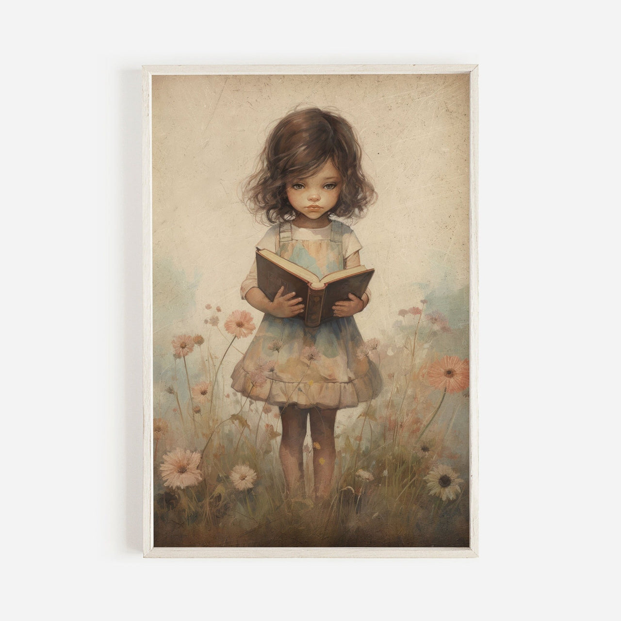 Reading Print – Book Lover's Kids Room Wall Decor