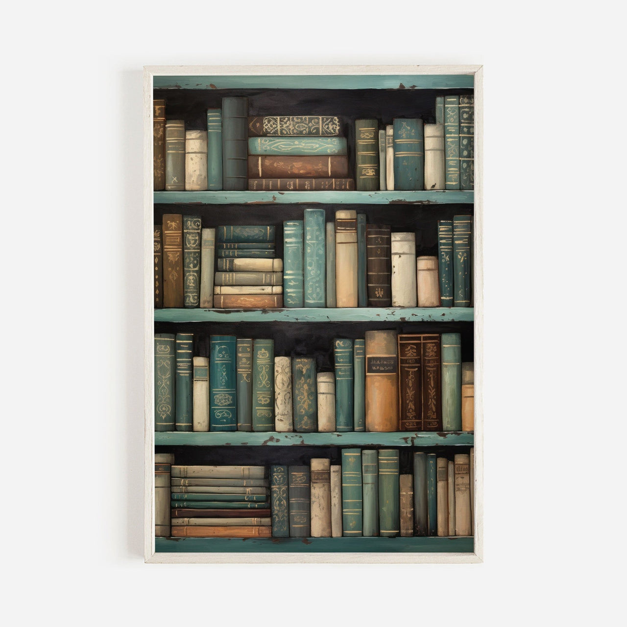 Vintage Book Print – Literature Lovers Wall Art for Reading Nook