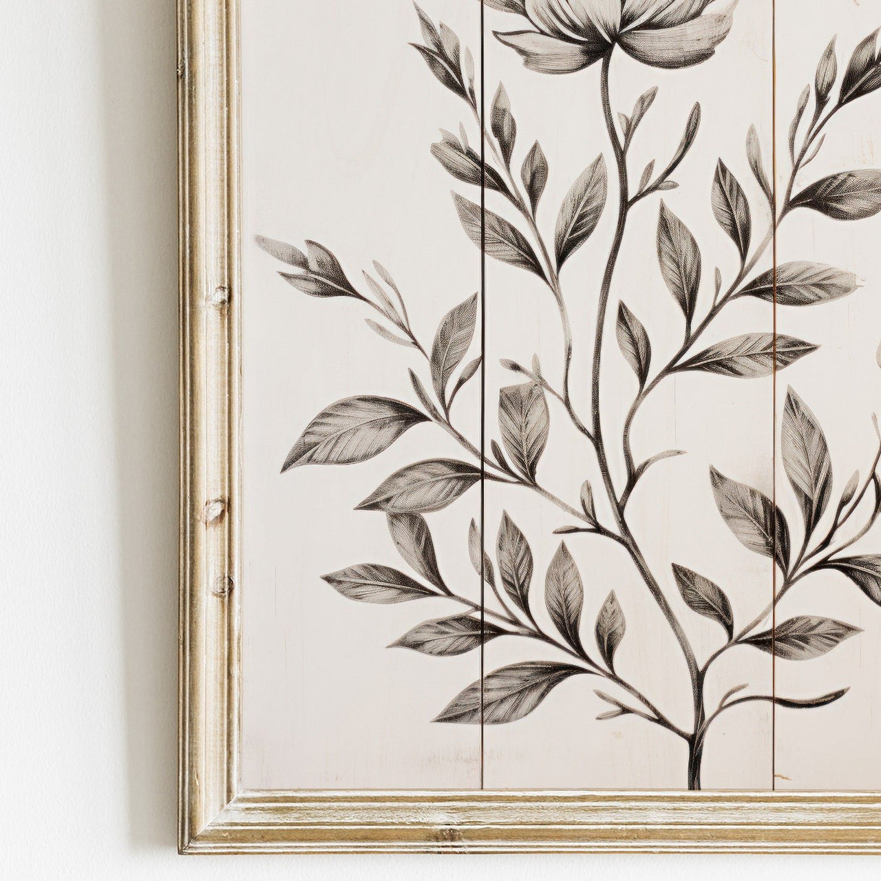 White Flower Wall Art – Floral Kitchen Print