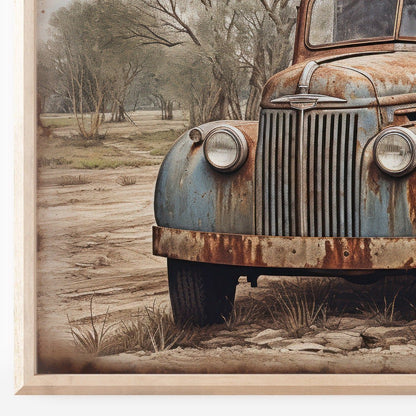 Rustic Home Decor, Vintage Country Cottage & Rusty Car Prints - WildfieldPrints