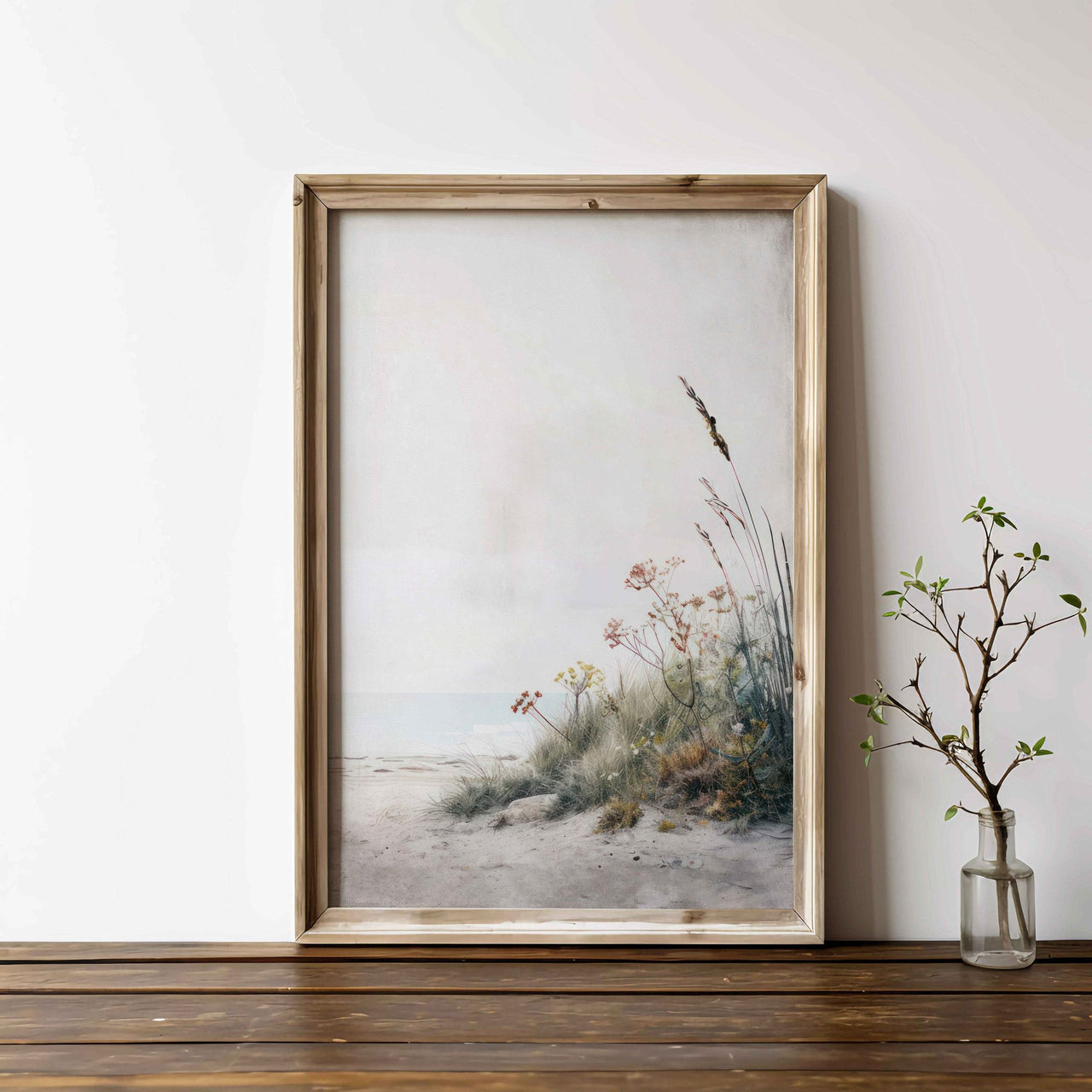 Serene Beach Wall Art – Coastal Home Print