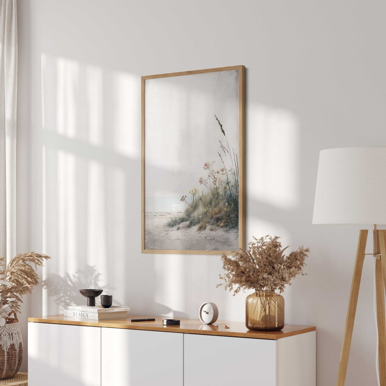 Serene Beach Wall Art – Coastal Home Print