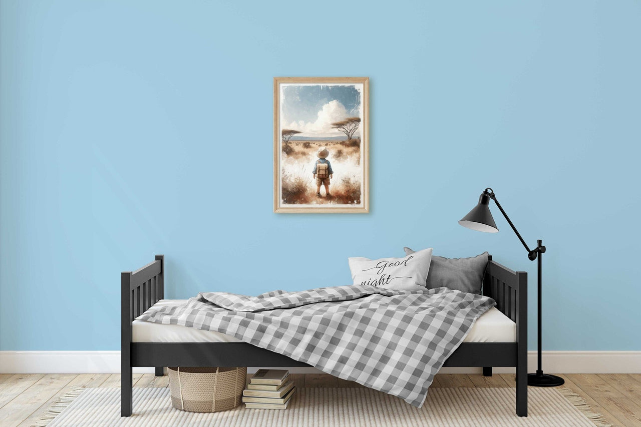 Safari Wall Art – Nature Boys Room Print