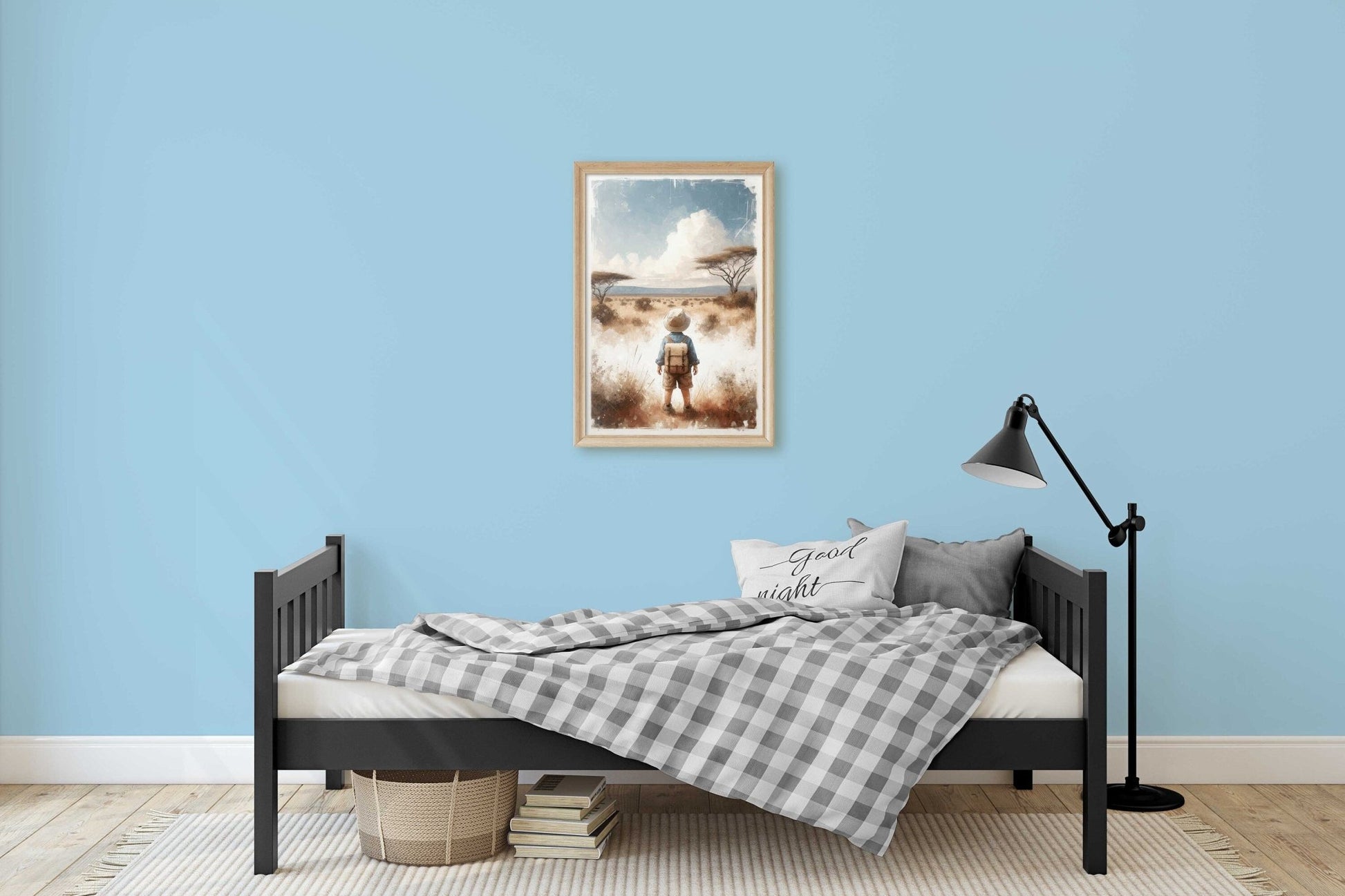 Safari Nursery Prints, Boys Adventure Room Decor, Nature Wall Art - WildfieldPrints