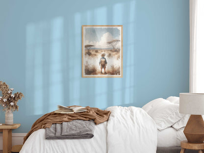 Safari Nursery Prints, Boys Adventure Room Decor, Nature Wall Art - WildfieldPrints