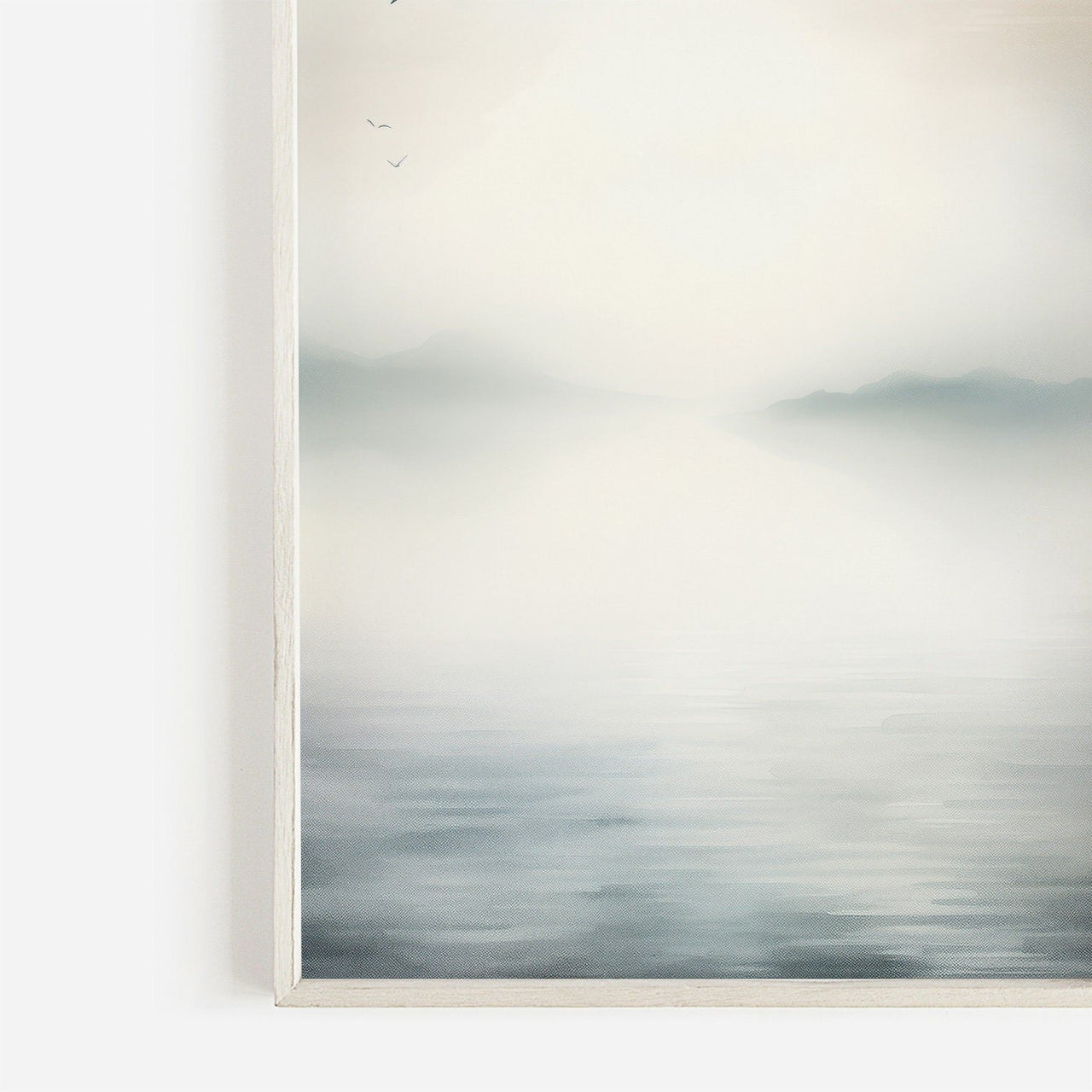 Abstract Lake Wall Art – Nature Living Room Print