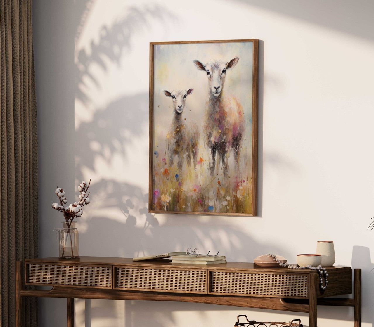 Sheep Wall Art – Farm Nursery Print