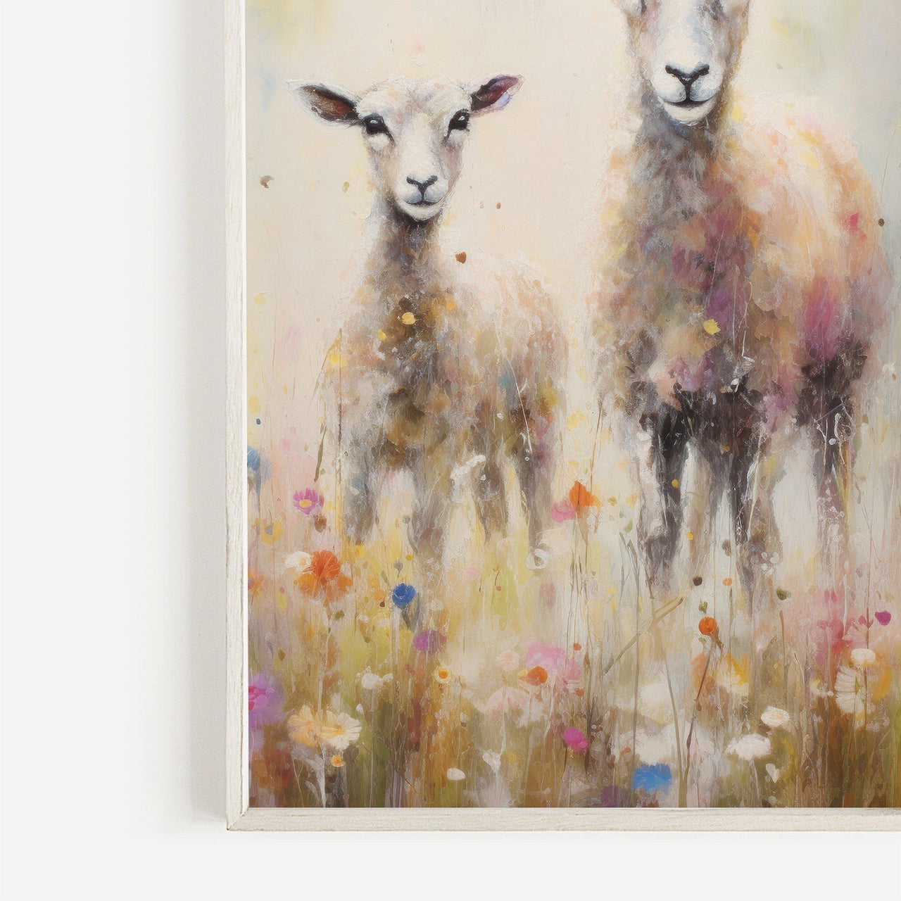 Sheep Wall Art – Farm Nursery Print