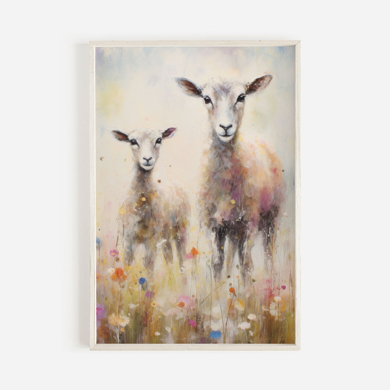 Sheep Wall Art – Farm Nursery Print