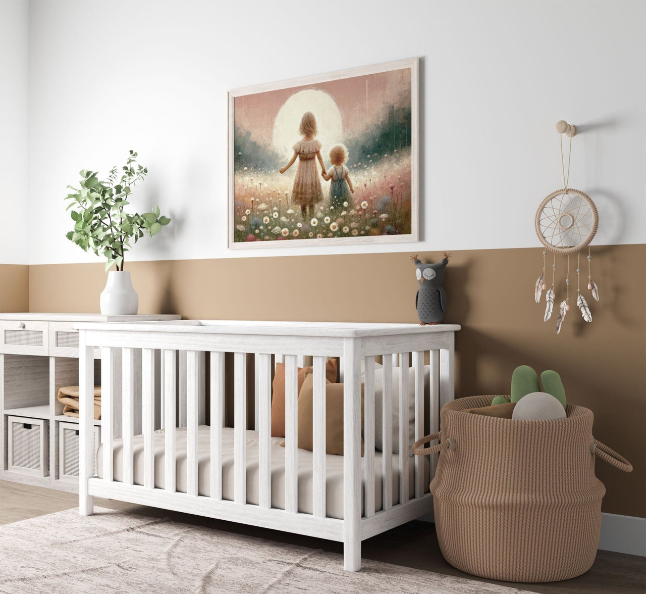 Sisterhood Wall Art – Vintage Girls Room Print