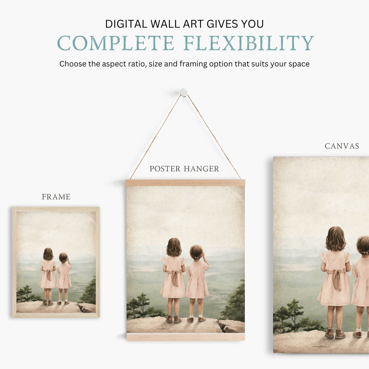 Adventure Wall Art – Girls Room Print