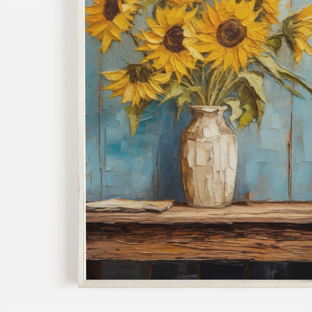 Sunflower Print – Floral Living Room Wall Art