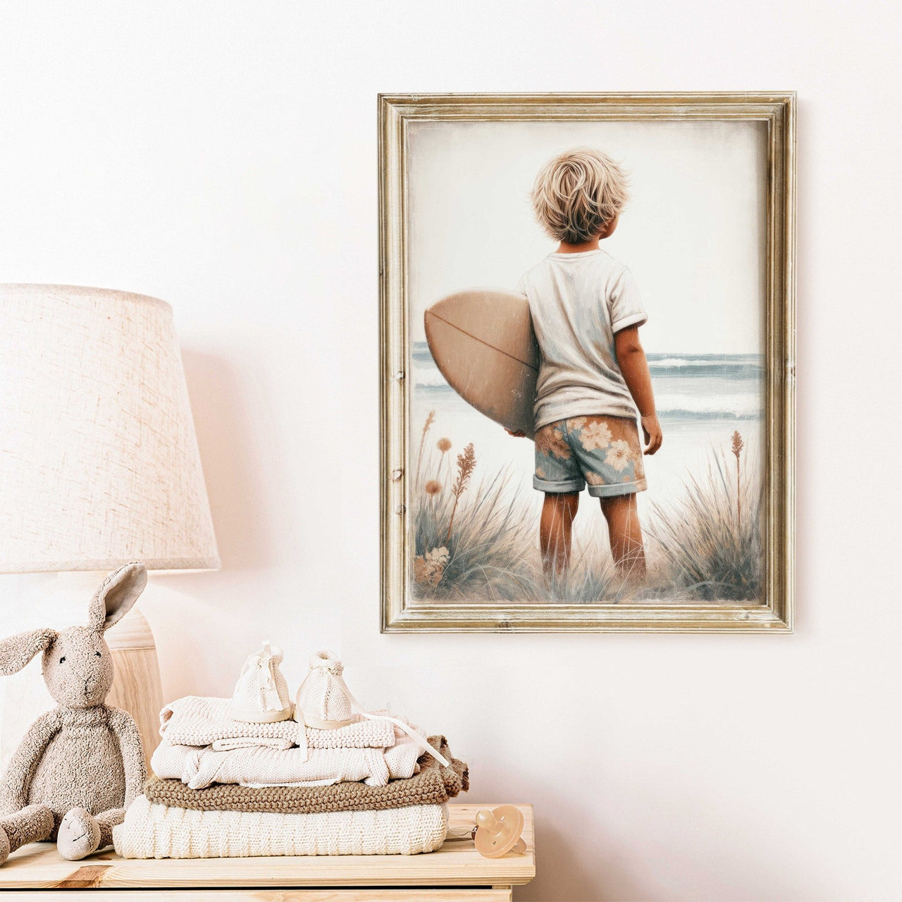 Surfer Boy Wall Art – Beach Boys Room Print