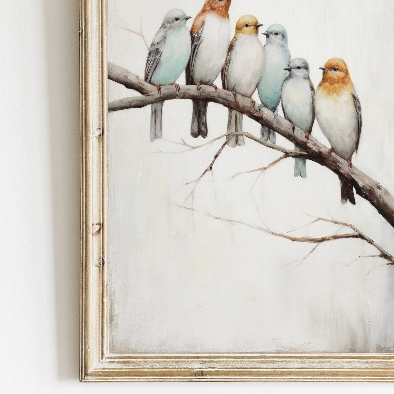 Colorful Bird Wall Art – Nature Nursery Print