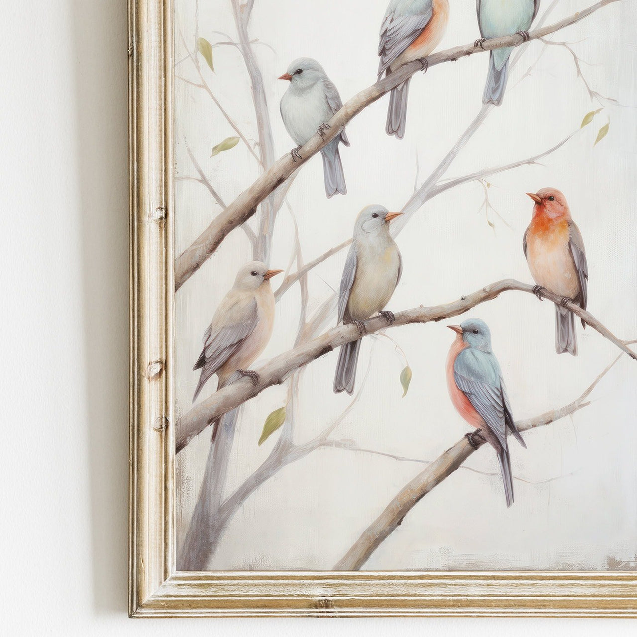 Colorful Bird Wall Art – Nature Nursery Print