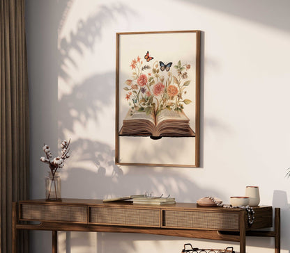 Vintage Book Prints, Literary Gift for Book Lovers, Reading Decor - WildfieldPrints