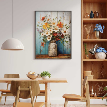 Vintage Botanical Wall Art, Floral Farmhouse Decor, Wildflower Print - WildfieldPrints
