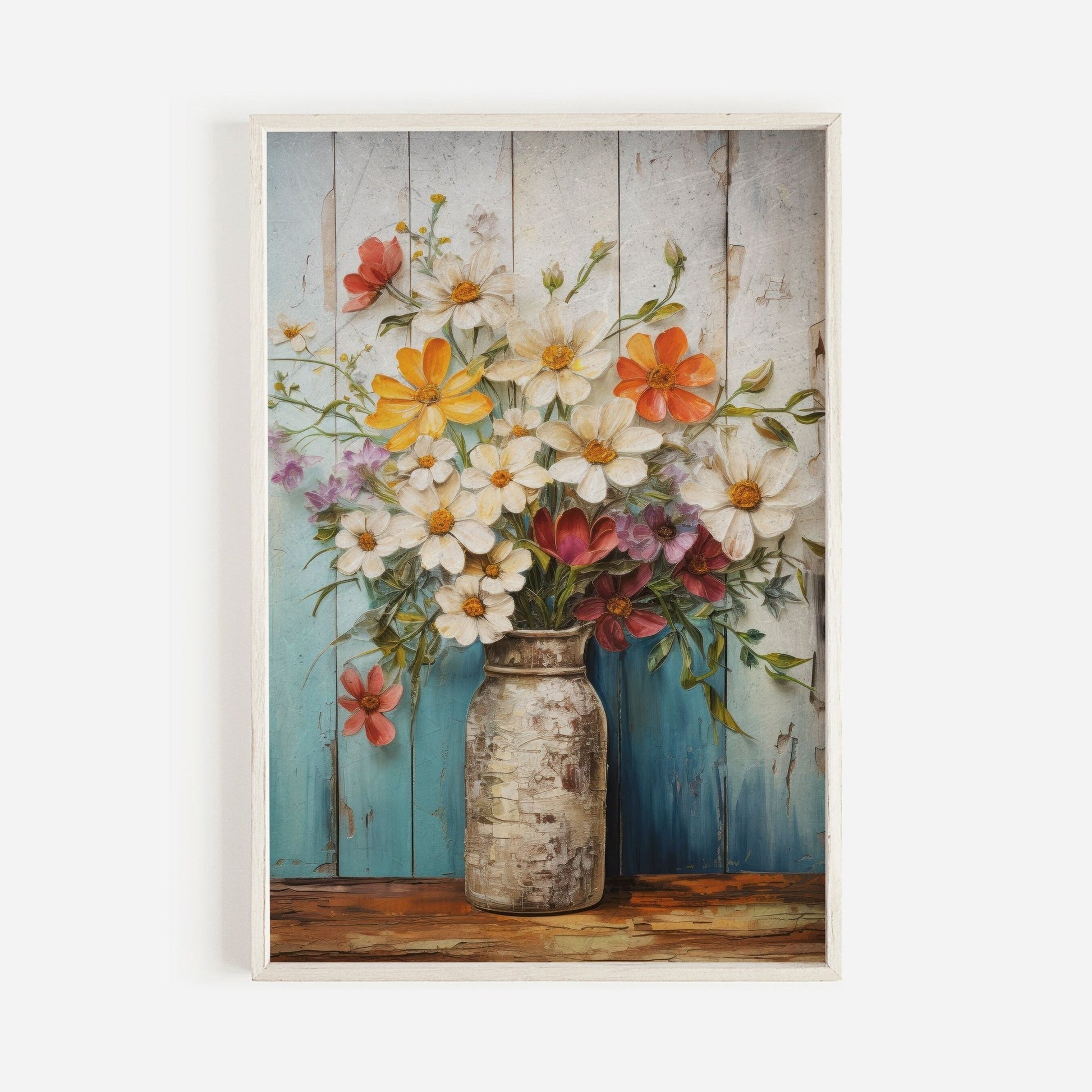 Vintage Botanical Wall Art, Floral Farmhouse Decor, Wildflower Print - WildfieldPrints