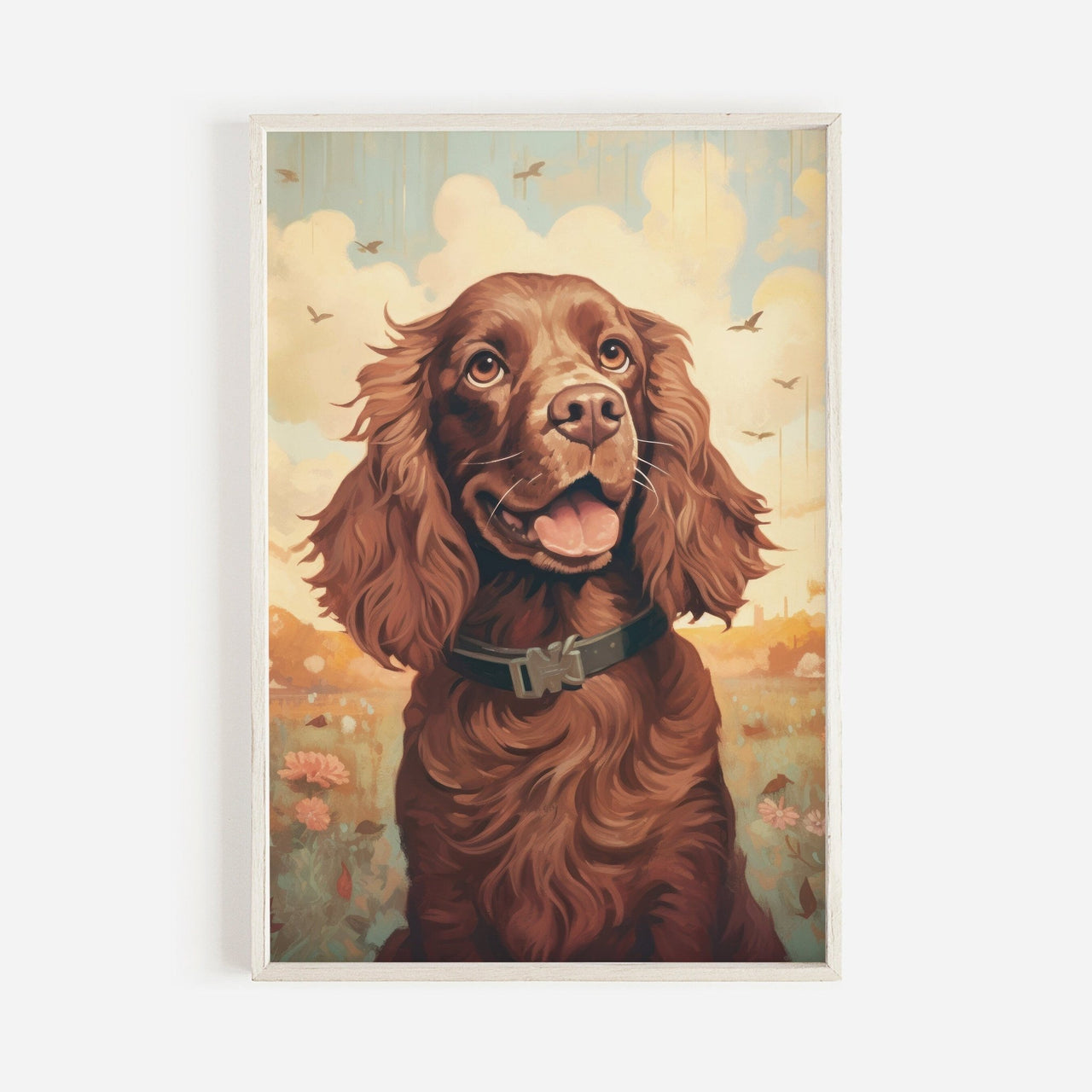 Cocker Spaniel Print – Canine Living Room Wall Art