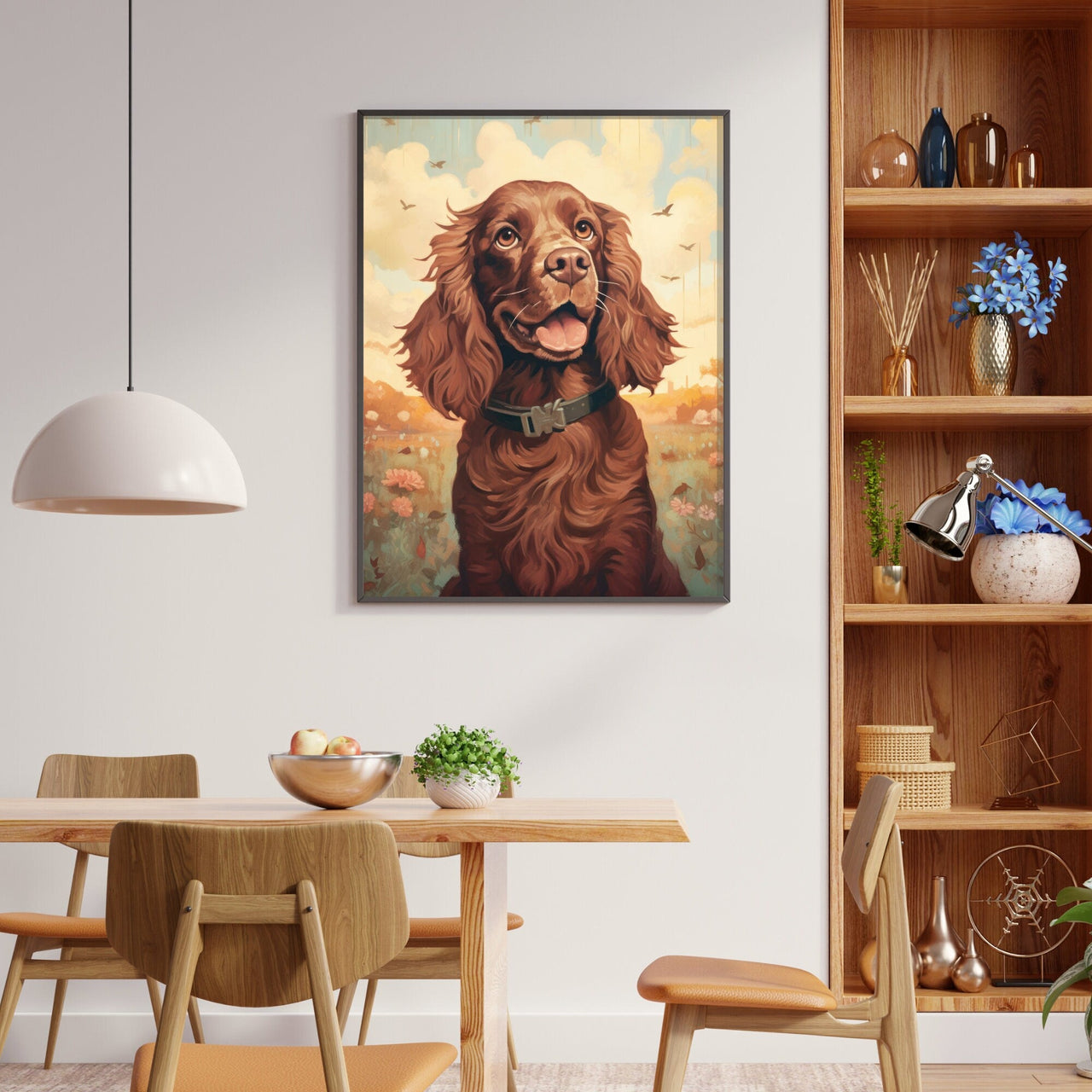 Cocker Spaniel Print – Canine Living Room Wall Art