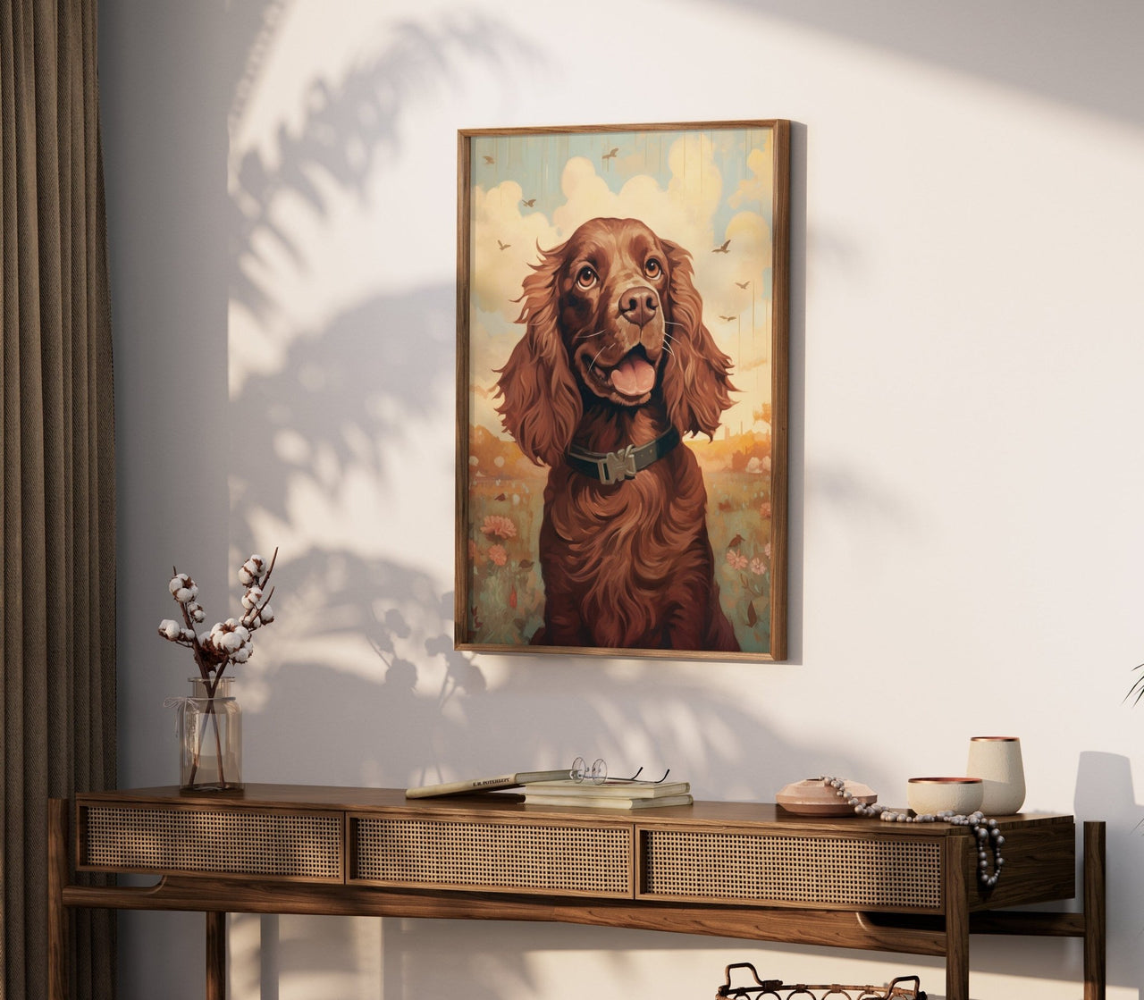 Cocker Spaniel Print – Canine Living Room Wall Art