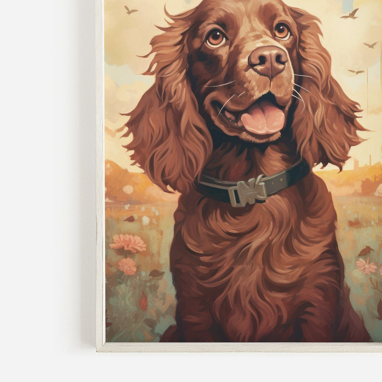 Cocker Spaniel Print – Canine Living Room Wall Art