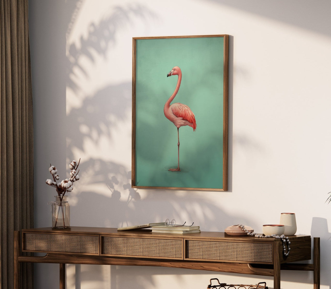 Flamingo Print – Bird Wall Decor for Kids Room