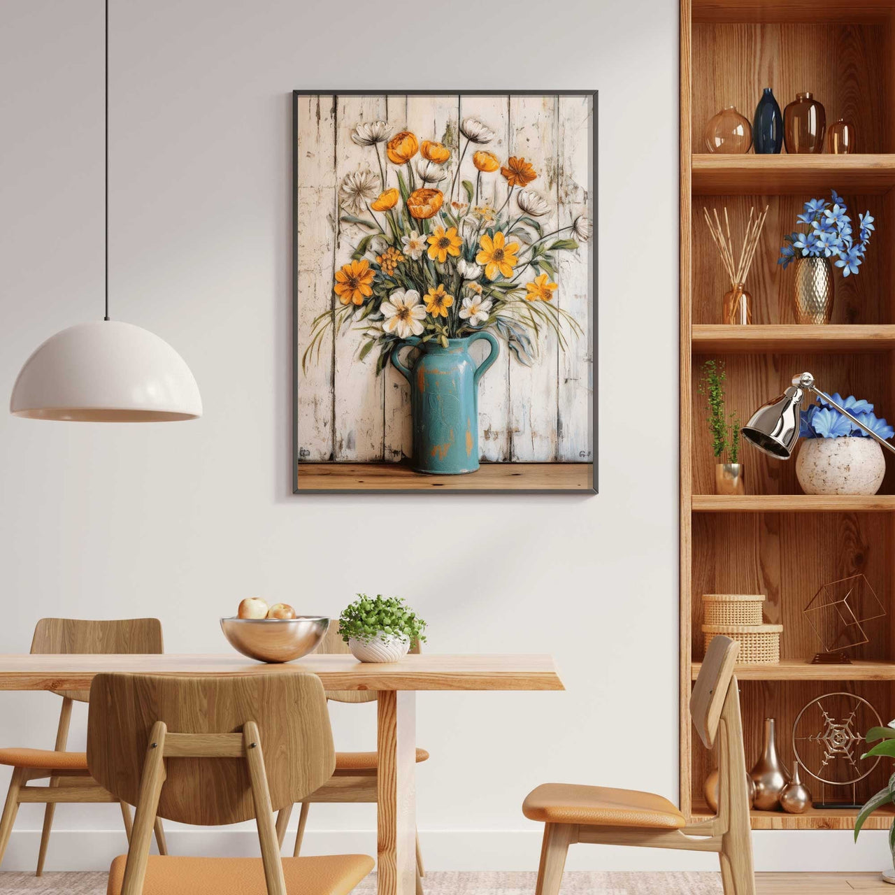 Vintage Floral Wall Art – Botanical Home Print
