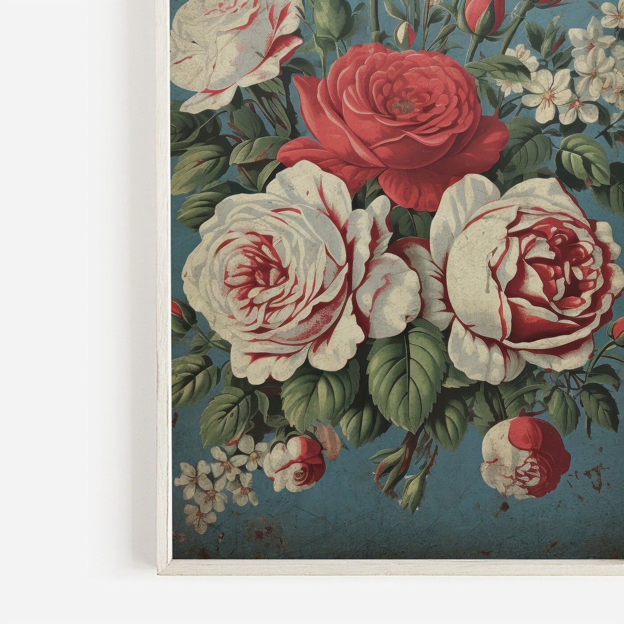 Rose Bouquet Print – Floral French Country Wall Decor