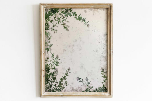 Green Floral Print – Botanical Nursery Wall Decor