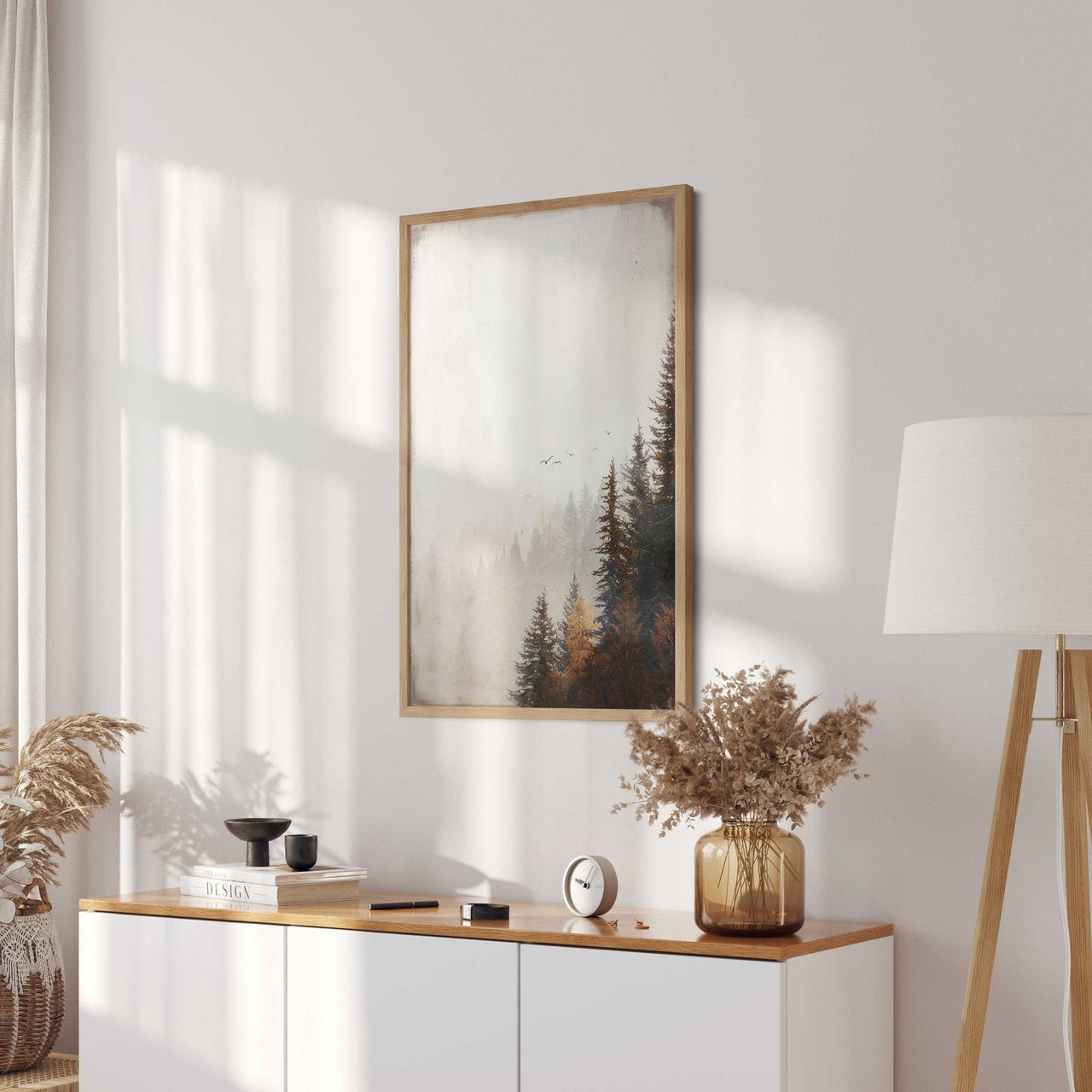 Spruce Forest Wall Art – Nature Nursery Print