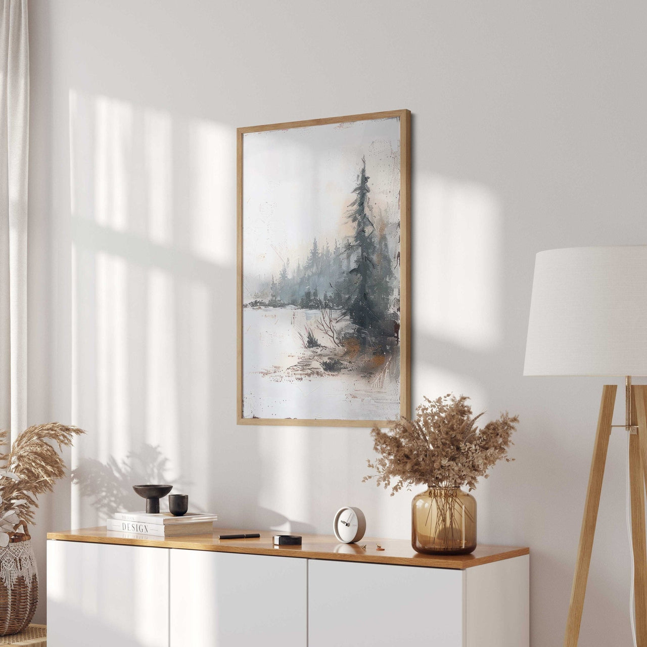 Spruce Forest Wall Art – Woodland Boys Room Print
