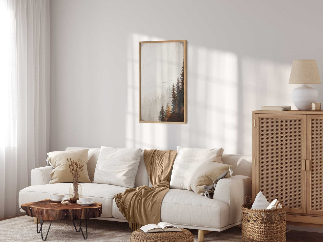 Spruce Forest Wall Art – Nature Nursery Print