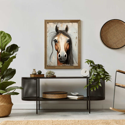 Vintage Horse Wall Art, Equestrian Home Decor, Horse Portraits - WildfieldPrints