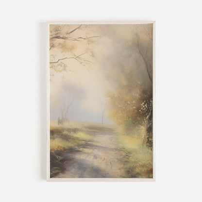 Vintage Landscape Prints, Rustic Antique Wall Decor, Nature Art - WildfieldPrints