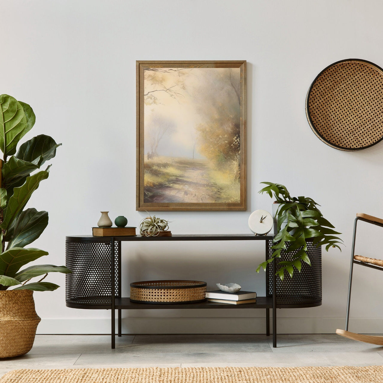 Vintage Landscape Wall Art – Nature Living Room Print