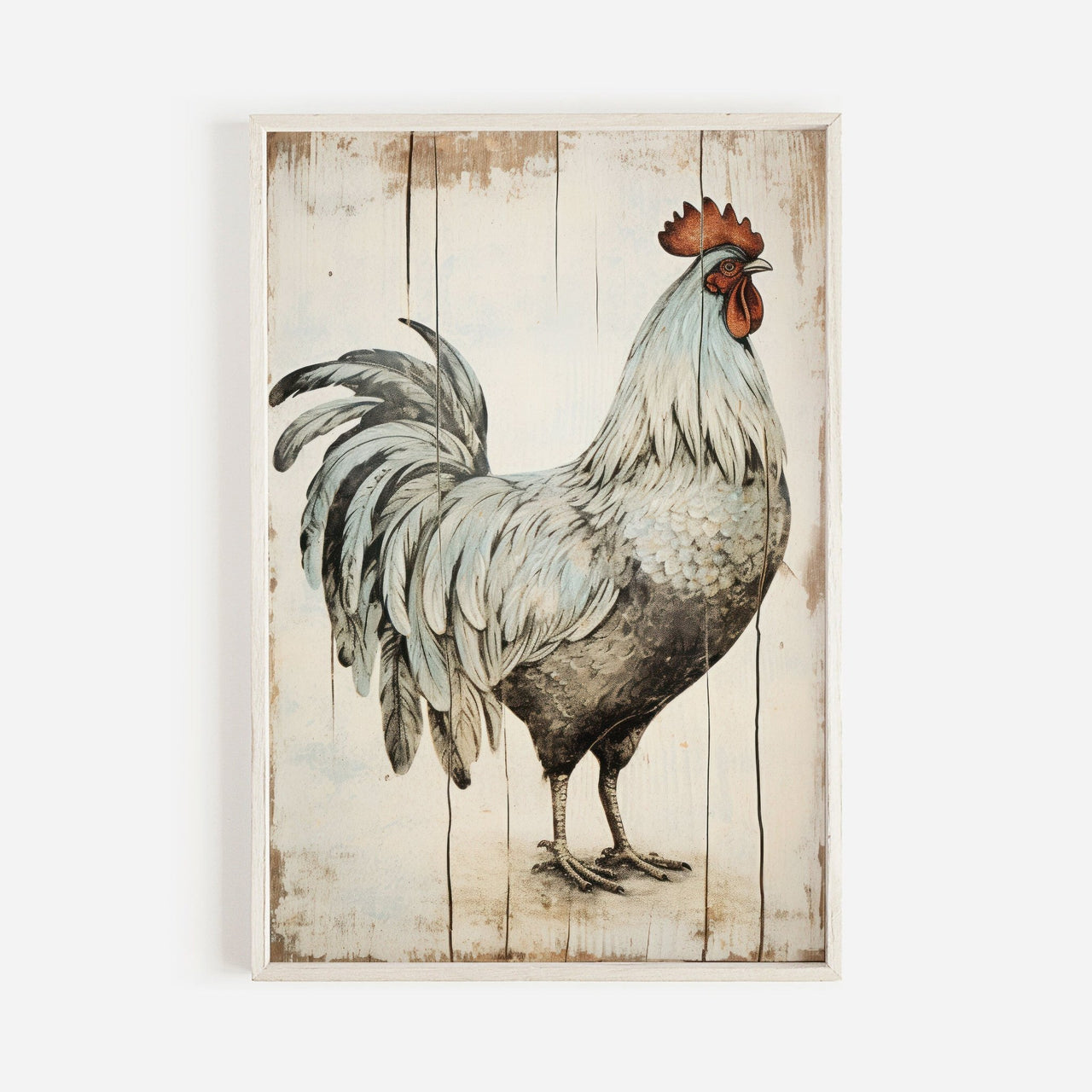Rooster Wall Art – Farm Kitchen Print