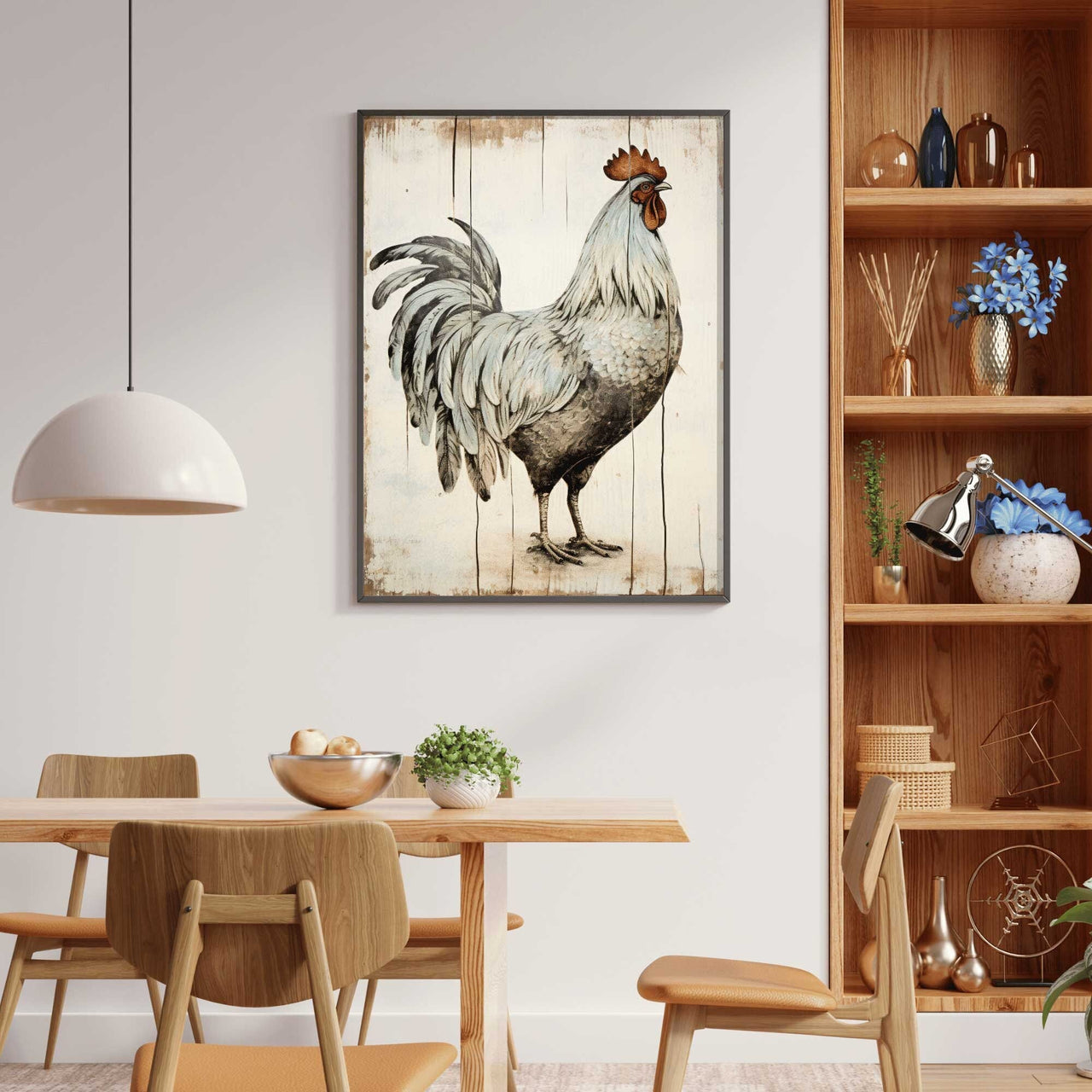 Rooster Wall Art – Farm Kitchen Print