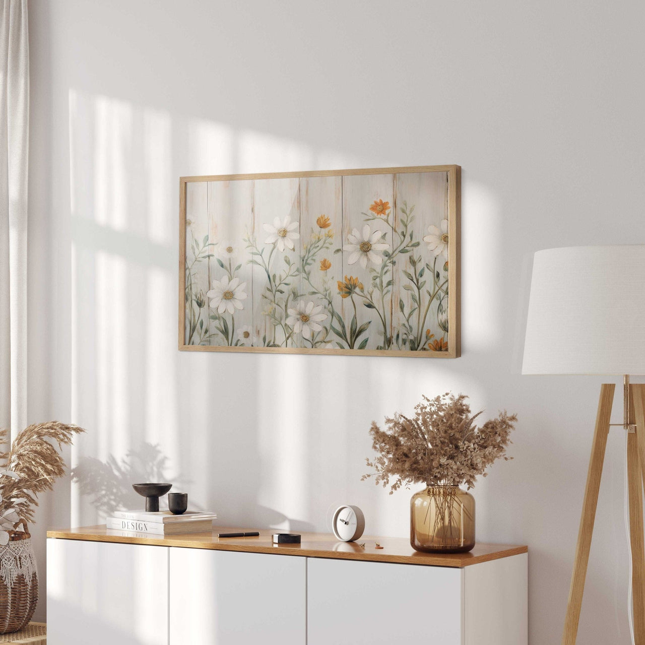 Wildflower Wall Art – Floral Girls Room Print