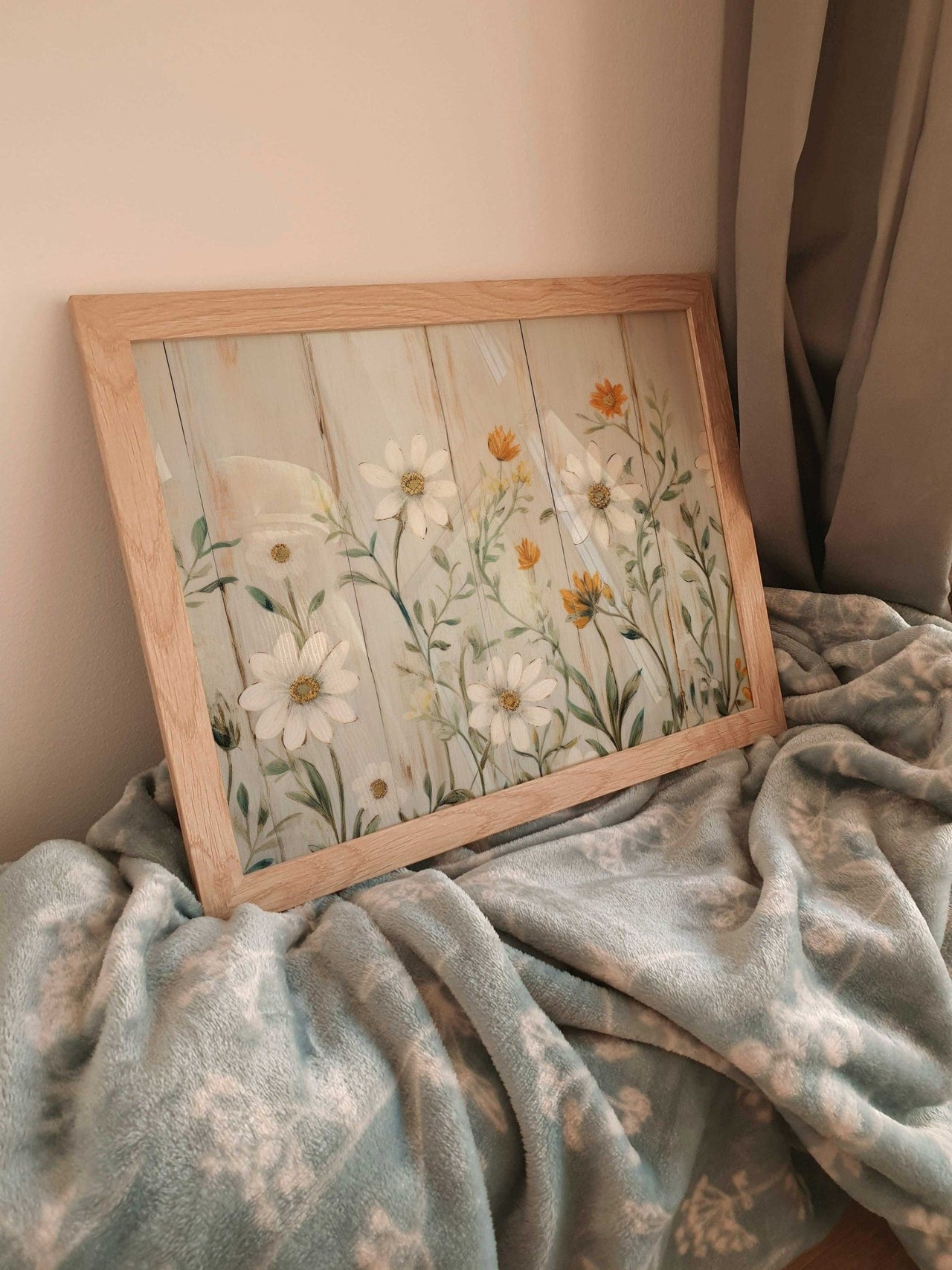 Wildflower Wall Art – Floral Girls Room Print