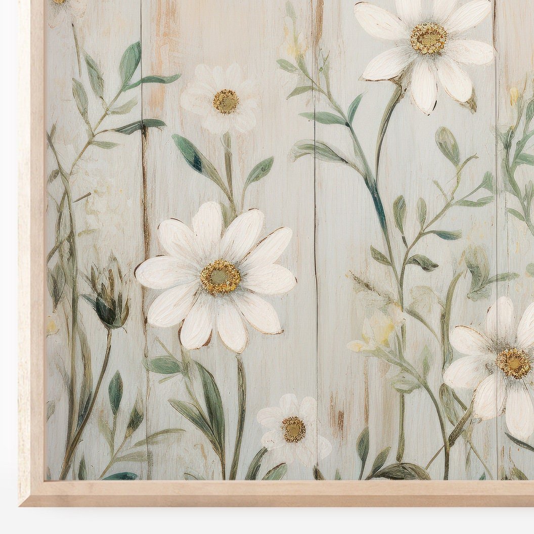 Wildflower Wall Art – Floral Girls Room Print