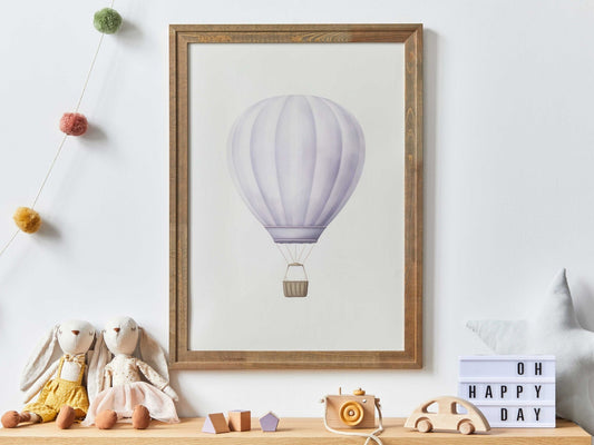 Violet Voyages: Elegant Balloon Decor for Dreamy Interiors - WildfieldPrints