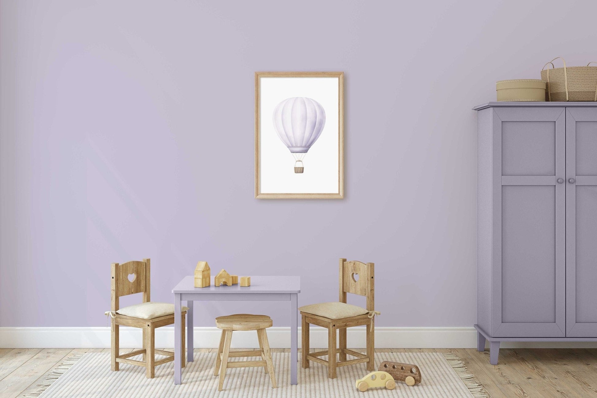 Violet Voyages: Elegant Balloon Decor for Dreamy Interiors - WildfieldPrints