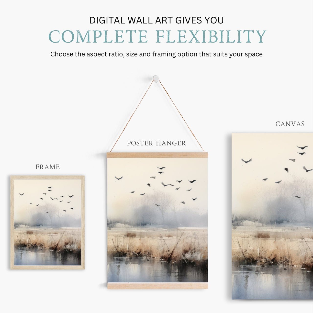 Bird Watercolor Wall Art – Nature Nursery Print